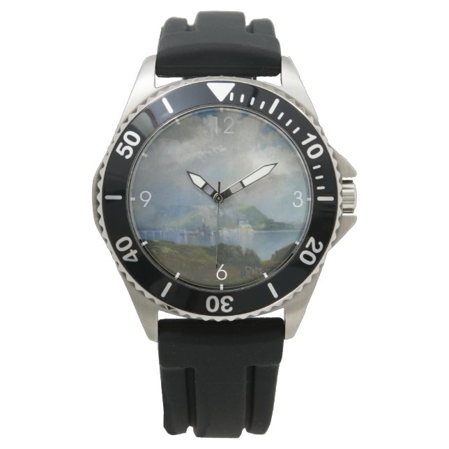 Uitzicht van Fairmount Water Works (Philadelphia,  Horloge (Voorkant)