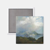 Uitzicht van Fairmount Water Works (Philadelphia, Magneet (Voorkant / Achterkant)