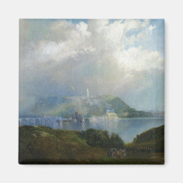 Uitzicht van Fairmount Water Works (Philadelphia,  Magneet