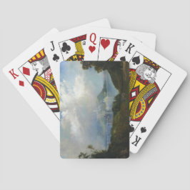 Uitzicht van Fairmount Water Works (Philadelphia,  Pokerkaarten