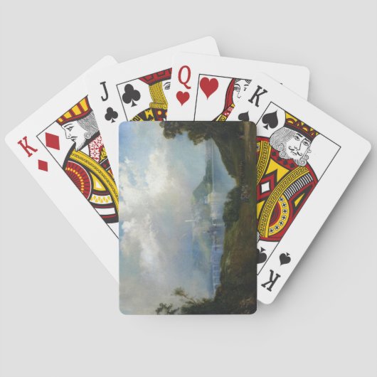 Uitzicht van Fairmount Water Works (Philadelphia,  Pokerkaarten (Achterkant)