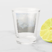 Uitzicht van Fairmount Water Works (Philadelphia,  Shot Glas (Achterkant)