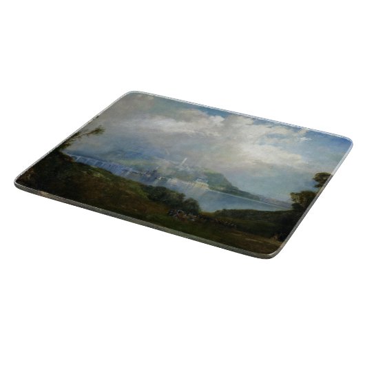 Uitzicht van Fairmount Water Works (Philadelphia,  Snijplank (Hoek)