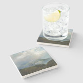 Uitzicht van Fairmount Water Works (Philadelphia, Stenen Onderzetter (Zijkant)