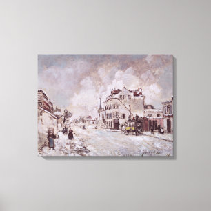 Uitzicht van Faubourg Saint-Jacques Canvas Afdruk