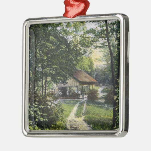 Uitzicht van Fiddlers Green Metalen Ornament (Links)