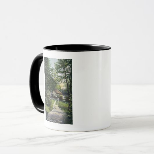 Uitzicht van Fiddlers Green Mok (Voorkant links)