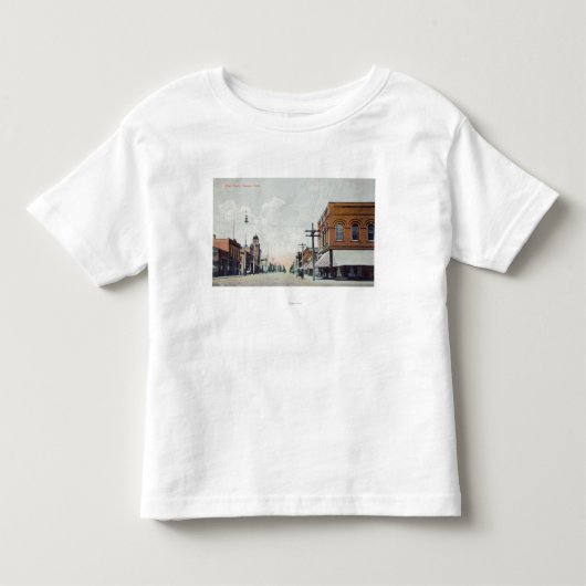 Uitzicht van First StreetNampa, ID Kinder Shirts (Voorkant)