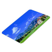 Uitzicht van Flatirons van CU Campus in Boulder, C Magneet (Linkerzijde)