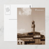 Uitzicht van Florence Briefkaart (Voorkant / Achterkant)