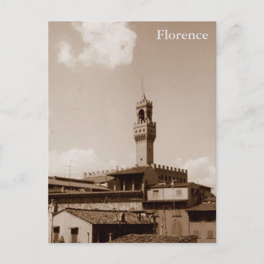 Uitzicht van Florence Briefkaart (Voorkant)