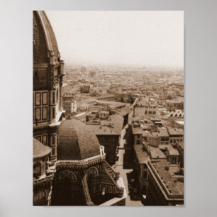 Uitzicht van Florence Poster