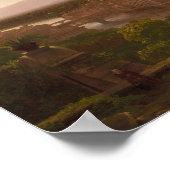 Uitzicht van Florence - Thomas Cole Poster (Hoek)