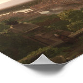 Uitzicht van Florence - Thomas Cole Print (Hoek)