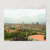 Uitzicht van Florence van Piazzale Michelangelo Briefkaart (Voorkant)