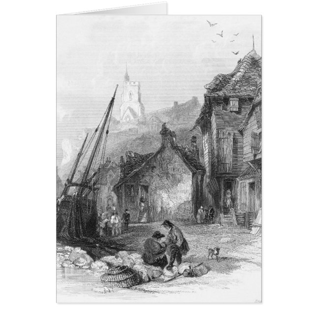 Uitzicht van Folkestone (Voorkant)