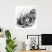 Uitzicht van Folkestone Poster (Thuiskantoor)