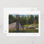 Uitzicht van Fort George Briefkaart (Voorkant / Achterkant)