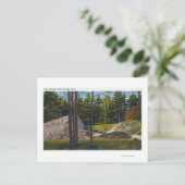 Uitzicht van Fort George Briefkaart (Staand voorkant)