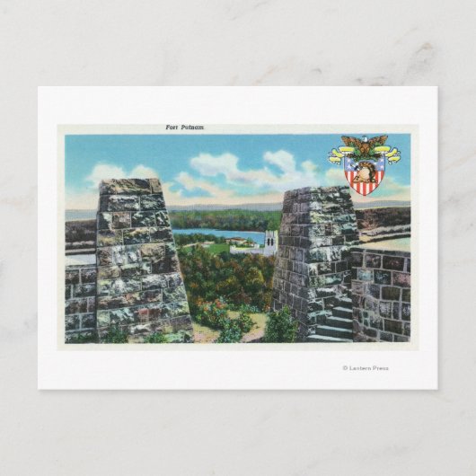 Uitzicht van Fort Putnam Briefkaart (Voorkant)