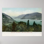 Uitzicht van Fort Putnam, Hudson River 1906  Poster (Voorkant)