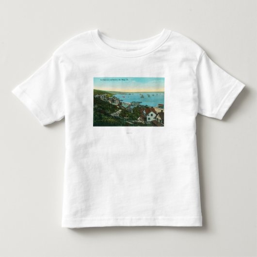 Uitzicht van Fort Rosecrans en City Kinder Shirts (Voorkant)