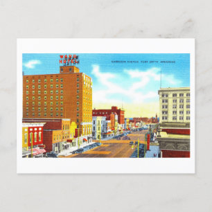 Uitzicht van Fort Smith, Arkansas, Briefkaart