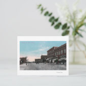 Uitzicht van Fourth Street Briefkaart (Staand voorkant)