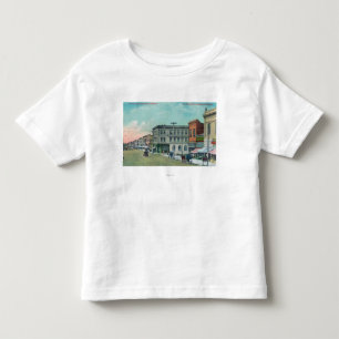 Uitzicht van Fourth StreetSanta Rosa, CA Kinder Shirts