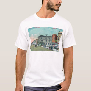 Uitzicht van Fourth StreetSanta Rosa, CA T-shirt