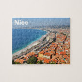 Uitzicht van Frans Riviera in Nice, Frankrijk Legpuzzel (Horizontaal)