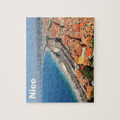 Uitzicht van Frans Riviera in Nice, Frankrijk Legpuzzel (Verticaal)