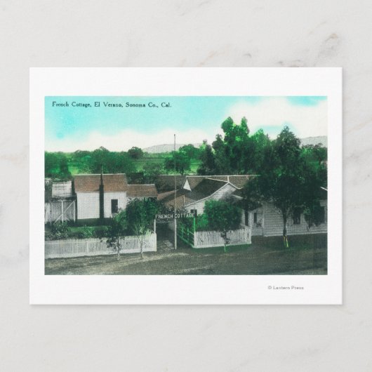 Uitzicht van Frans  voor buitenkant Briefkaart (Voorkant)