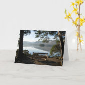 Uitzicht van Friar's Crag - Derwentwater Kaart (Gele Bloem)