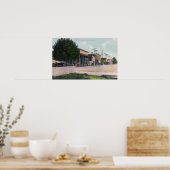 Uitzicht van Front Street 2 Poster (Keuken)