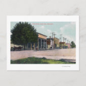 Uitzicht van Front Street Briefkaart (Voorkant)