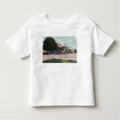 Uitzicht van Front Street Kinder Shirts (Voorkant)