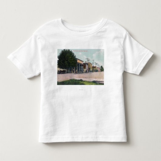 Uitzicht van Front Street Kinder Shirts (Voorkant)
