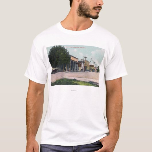 Uitzicht van Front Street T-shirt (Voorkant)