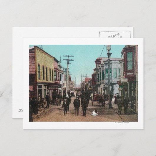 Uitzicht van Front StreetNome, AK Briefkaart (Voorkant / Achterkant)