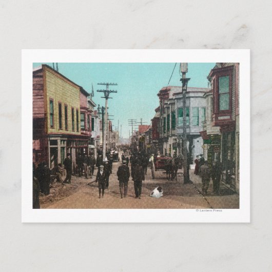 Uitzicht van Front StreetNome, AK Briefkaart (Voorkant)