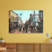 Uitzicht van Front StreetNome, AK Canvas Afdruk (Insitu (Woonkamer))