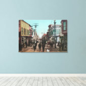 Uitzicht van Front StreetNome, AK Canvas Afdruk (Insitu (Houten vloer))