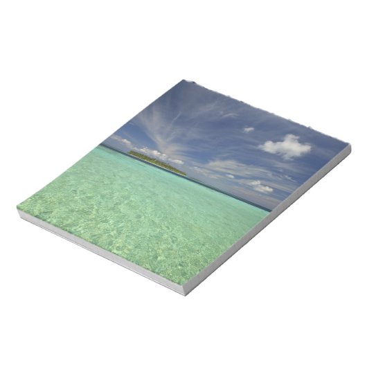 Uitzicht van Funadoo Island van Funadovilligilli 2 Notitieblok (Linkerzijde)