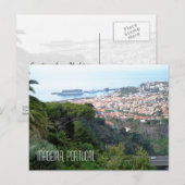 Uitzicht van Funchal Madeira Briefkaart (Voorkant / Achterkant)