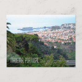 Uitzicht van Funchal Madeira Briefkaart