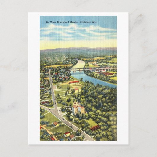  Uitzicht van Gadsden, Alabama, Briefkaart (Voorkant)