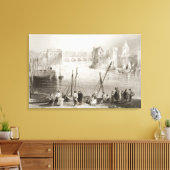 Uitzicht van Galway van de Claddagh Canvas Afdruk (Insitu (Woonkamer))