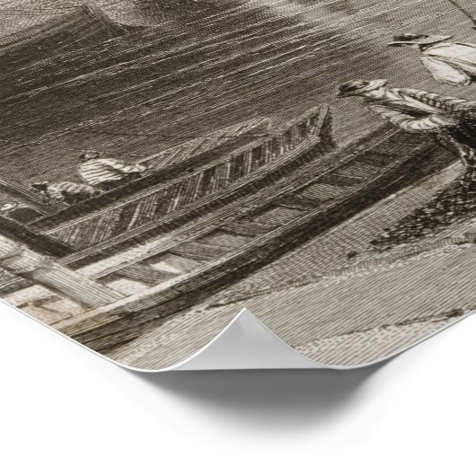 Uitzicht van Galway van de Claddagh Poster (Hoek)