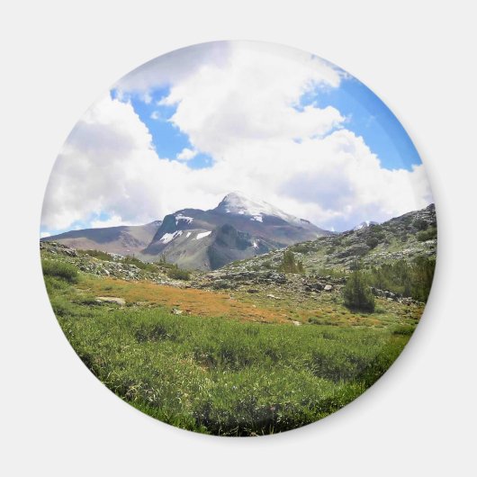 Uitzicht van Gaylor Lakes Trail, Tioga Pass, CA Magneet (Voorkant)